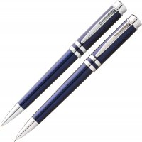 Набор FranklinCovey Freemont: шариковая ручка и карандаш 0.9мм Цвет - синий. - Наборы