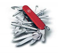 Нож перочинный VICTORINOX Swiss Champ, 91 мм, 33 функции, красный - Армейские 91/93 мм