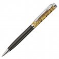 Шариковая ручка Pierre Cardin GAMME, цвет - черный/ колпачок "античное золото". Упаковка E-1