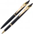 Набор Pierre Cardin PEN&PEN: ручка шариковая + роллер. Цвет - черный. Упаковка Е.