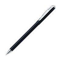 Шариковая ручка Pierre Cardin.Корпус аллюм.+лак.Детали дизайна - сталь+хром. Цвет - черный металлик - Шариковые ручки