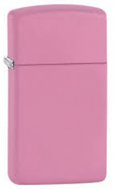Зажигалка ZIPPO Slim®, латунь с покрытием Pink Matte, розовый, матовая, 30х10x55 мм