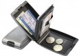Кошелек TRU VIRTU OYSTER, серебристого цвета, 102x70x27 мм