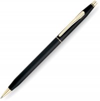 Шариковая ручка Cross Century Classic. Цвет - черный. - Шариковые ручки 
