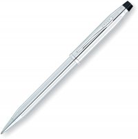 Шариковая ручка Cross Century II. Цвет - серебристый. - Шариковые ручки 