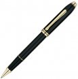 Ручка-роллер Cross Townsend. Цвет - черный.