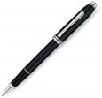 Ручка-роллер Cross Townsend. Цвет - черный.