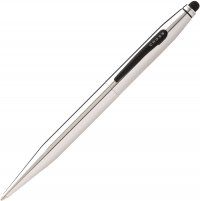 Шариковая ручка Cross Tech2 со стилусом 6мм. Цвет - серебристый. - Шариковые ручки 