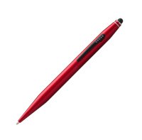 Шариковая ручка Cross Tech2 со стилусом. Цвет - красный. - Шариковые ручки 