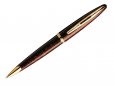 Шариковая ручка Waterman Carene Marine Amber GT. Детали дизайна: позолота 23К