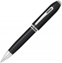 Шариковая ручка Cross Peerless 125. Цвет - черный/платина - Шариковые ручки 