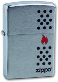 Зажигалка ZIPPO Chimney Brushed Chrome,латунь,ник-хром.покр.,сереб.,матов.,36х56х12мм - Зажигалки - цена и заказ в Москве и Санкт-Петербурге, интернет-магазин ZaUglom