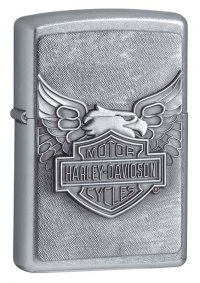 Зажигалка ZIPPO Harley-Davidson®, латунь/сталь с покрытием Street Chrome™, серебристая, 36x12x56 мм - Зажигалки - цена и заказ в Москве и Санкт-Петербурге, интернет-магазин ZaUglom