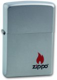 Зажигалка ZIPPO Satin Chrome, латунь с ник.-хром. покрыт.,серебр.,матовая, 36х56х12мм