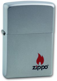 Зажигалка ZIPPO Satin Chrome, латунь с ник.-хром. покрыт.,серебр.,матовая, 36х56х12мм - Зажигалки - цена и заказ в Москве и Санкт-Петербурге, интернет-магазин ZaUglom