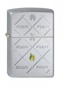 Зажигалка ZIPPO Zippos, латунь с никеле-хромовым покрытием, серебристый, матовая, 36х12x56 мм - Зажигалки - цена и заказ в Москве и Санкт-Петербурге, интернет-магазин ZaUglom