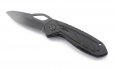 Нож складной Stinger,120,65 мм, рукоять: алюминий,(чёрный), с клипом, подарочная коробка