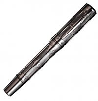 Перьевая ручка Pierre Cardin, The One, цвет - серебристый, перо BOCK, сталь/позолота 18К - Перьевые ручки