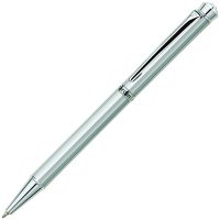 Шариковая ручка Pierre Cardin Crystal, цвет - серебристый. Кристалл на торце. Упаковка Р-1. - Шариковые ручки