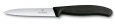 Нож для овощей VICTORINOX SwissClassic, лезвие 10 см с серейторной заточкой, чёрный