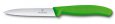 Нож для овощей VICTORINOX SwissClassic, лезвие 10 см с серейторной заточкой, зелёный