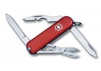Нож-брелок VICTORINOX Rambler, 58 мм, 10 функций, красный - Карманные 58 мм