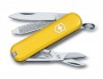 Нож-брелок VICTORINOX Classic SD, 58 мм, 7 функций, жёлтый