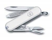 Нож-брелок VICTORINOX Classic SD, 58 мм, 7 функций, белый - Карманные 58 мм