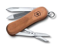 Нож-брелок VICTORINOX Evowood 81, 65 мм, 5 функций, деревянная рукоять - Карманные 58 мм