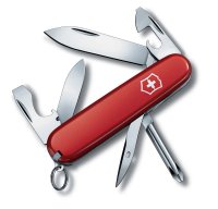 Нож перочинный VICTORINOX Tinker Small, 84 мм, 12 функций, красный - Армейские 84/85 мм