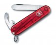 Нож перочинный VICTORINOX My First Victorinox, 84 мм, 8 функций, полупрозрачный красный