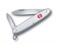 Нож перочинный VICTORINOX Excelsior, 84 мм, 3 функции, алюминиевая рукоять, серебристый - Армейские 84/85 мм