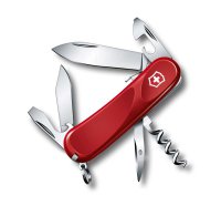 Нож перочинный VICTORINOX Evolution S101, 85 мм, 13 функций, с фиксатором лезвия, красный - Армейские 84/85 мм