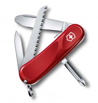 Нож перочинный VICTORINOX Junior 09, 85 мм, 8 функций, с фиксатором лезвия, красный - Армейские 84/85 мм