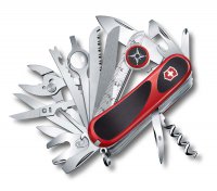 Нож перочинный VICTORINOX EvoGrip S54, 85 мм, 32 функции, с фиксатором лезвия, красный/чёрный - Армейские 84/85 мм