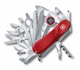 Нож перочинный VICTORINOX Evolution S54, 85 мм, 32 функции, с фиксатором лезвия, красный