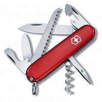 Нож перочинный VICTORINOX Camper, 91 мм, 13 функций, красный - Армейские 91/93 мм