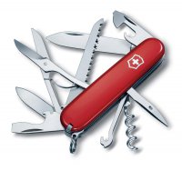 Нож перочинный VICTORINOX Huntsman, 91 мм, 15 функций, красный - Армейские 91/93 мм