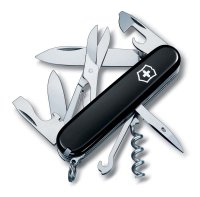 Нож перочинный VICTORINOX Climber, 91 мм, 14 функций, чёрный - Армейские 91/93 мм