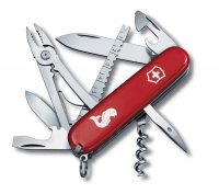 Нож перочинный VICTORINOX Angler, 91 мм, 19 функций, красный - Армейские 91/93 мм