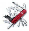 Нож перочинный VICTORINOX CyberTool 34, 91 мм, 32 функции, полупрозрачный красный