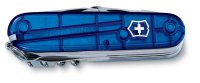 Нож перочинный VICTORINOX Swiss Champ, 91 мм, 33 функции, полупрозрачный синий - Армейские 91/93 мм