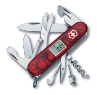 Нож перочинный VICTORINOX Traveller, 91 мм, 27 функций, полупрозрачный красный - Армейские 91/93 мм