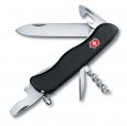 Нож перочинный VICTORINOX Nomad, 111 мм, 11 функций, с фиксатором лезвия, чёрный