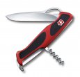 Нож перочинный VICTORINOX RangerGrip 63, 130 мм, 5 функций, с фиксатором лезвия, красный с чёрным