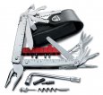 Мультитул VICTORINOX SwissTool X Plus, 115 мм, 39 функций, в кожаным чехле