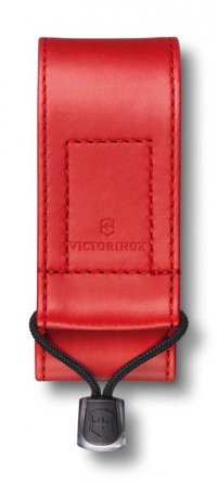 Чехол на ремень VICTORINOX для ножей 91 мм и 93 мм 2-4 уровня, из кожзаменителя, красный - Чехлы