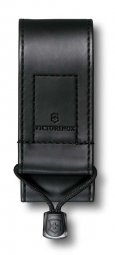Чехол на ремень VICTORINOX для ножей 91 мм и 93 мм толщиной 2-4 уровня, из кожзаменителя, чёрный