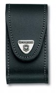 Чехол на ремень VICTORINOX для ножей 91 мм толщиной 5-8 уровней, с клипсой, кожаный, чёрный