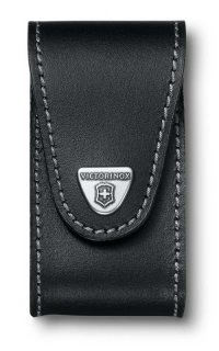 Чехол на ремень VICTORINOX для ножа 91 мм Swiss Champ XLT (1.6795.XLT), кожаный, чёрный - Чехлы